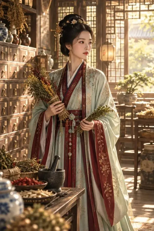 短剧神医小娘子，县令大人请自重竖版封面，神医题材